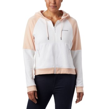 Columbia Lodge II Full Zip, Sudaderas Con Capucha Blancos Para Mujer | 415806-HEO